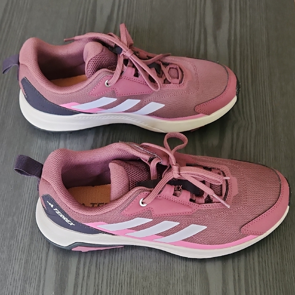 Adidas Terrex Pink and White Trail Shoes